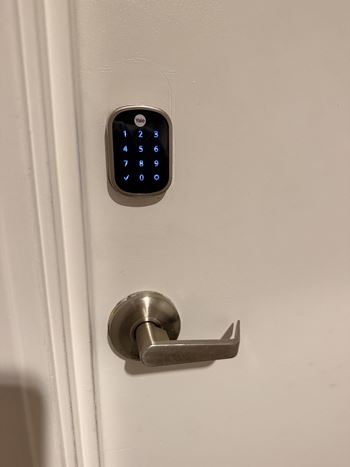 Smart apartment keyless locks